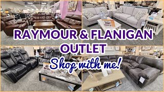 RAYMOUR amp FLANIGAN OUTLET SHOP WITH ME LIVING ROOM FURNITURE SETS COUCHES SECTIONALS RECLINERS SOFAS [upl. by Eibur731]