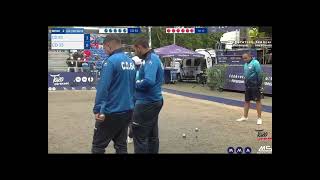 FRENCH PETANQUE MIXED TRIPLET CHAMPIONSHIP 2024 VAR 83 vs GIRONDE 33 [upl. by Nicolau]