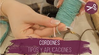 Como utilizar distintos tipos de cordones en el mundo de la bisutería [upl. by Wanids]