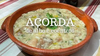 Açorda de Alho e Coentros [upl. by Barbra]