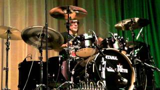 Kenny Aronoff Drum Solo live  The London Drum Show 2011 [upl. by Boyse]