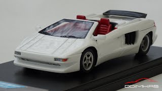 Cizeta Moroder V16T Spider 2003  Обзор набора Alezan  Сборные масштабные модели автомобилей 143 [upl. by Anerehs]