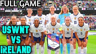 uswnt vs ireland 2023 Full Game LIVE [upl. by Esalb644]