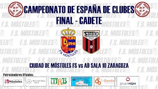 Ciudad de MÃ³stoles FS Vs AD Sala 10 Zaragoza [upl. by Saylor]