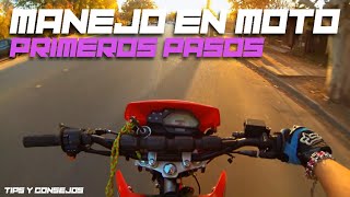 Primeros pasos para MANEJO EN MOTO🏍️💜 [upl. by Notaek238]