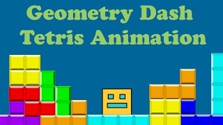 Geometry Dash Animation  Tetris [upl. by Tabatha]