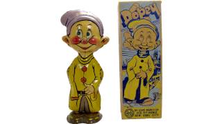 Marx Tin Dopey Dwarf Windup Toy [upl. by Laurentium]