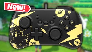 Nintendo Switch HORIPAD Mini Controller Pikachu Black amp Gold Edition Unboxing and Review [upl. by Wolf]