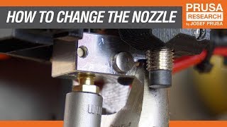 How to replace the extruder nozzle [upl. by Gilligan618]