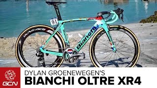 Dylan Groenewegens Bianchi Oltre XR4 Pro Bike [upl. by Yliab563]