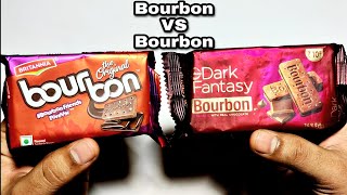 Britannia Bourbon Vs Sunfeast Bourbon Biscuits  Which One Is Tasty  Bourbon Vs Bourbon Biscuits [upl. by Adnale611]