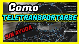 Como TELETRANSPORTARSE en GTA 5 Online Fácil y Rápido [upl. by Werda149]