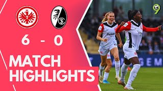 Eintracht Frankfurt vs Sport Club Freiburg  Womens Bundesliga Matchday 6 Highlights 2024 [upl. by Gnuy]