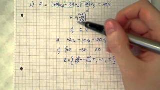 Vektoren  Koordinatendarstellung in Parameterdarstellung [upl. by Cheffetz]