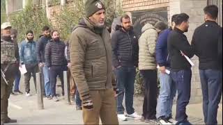 Div com Kashmir Visit and Inspect various JKP Constable examination centres [upl. by Geoff]