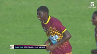 Port Antonio High blank Titchfield High 20 in ISSA SBF DaCosta Cup clash Round 1 Highlights [upl. by Giovanni]