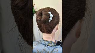 hair style girl simple and easy for long hair hairhacks hairtutorial hair hairstyle [upl. by Itoc737]