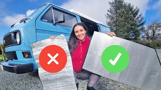 EASY DIY thermal window blinds for your camper van under 50€ [upl. by Phaedra994]