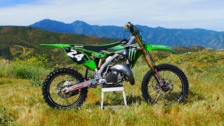 2019 Kawasaki KX 125 Project Pro Circuit 2 Stroke  Dirt Bike Magazine [upl. by Blunk]