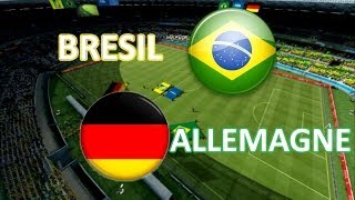 Coupe du Monde 2014  Brésil  Allemagne 12 Finale [upl. by Gnilsia143]