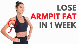 Get Rid of ARMPIT FAT in 1 WEEK  Standing Workout  No Repeat No Equipment [upl. by Akselav]