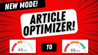 New Article Optimizer  Auto Insert terms inside your article in seconds [upl. by Emerald]