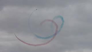 RAF COSFORD AIR SHOW 9th JUNE 2024 WITH THE ROYAL AIR FORCE AEROBATIC TEAM THE RED ARROWS [upl. by Idissac]