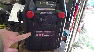 Harbor Freight 3 in 1 Jump Starter Review 55 on sale 44 with coupon [upl. by Cedell]