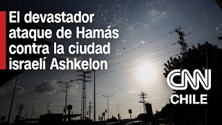 Hamás lanza ataque contra ciudad israelí Ashkelon [upl. by Lusa930]