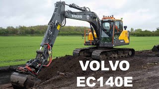 Volvo EC140E with Rototilt volvo tiltrotator [upl. by Seraphine89]