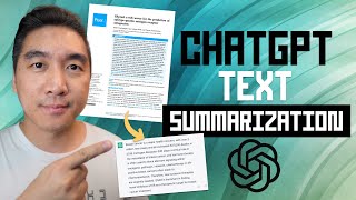 How to summarize text using ChatGPT [upl. by Stephani121]