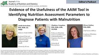 AAIM Tool Validation and Usefulness for Diagnosing Malnutrition [upl. by Yrrag144]