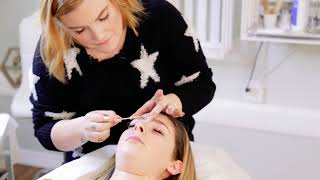 Brow lamination tutorial  How to do an Eyebrow Lamination service with Bee Pampered [upl. by Ennovahs]