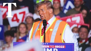 LIVE Donald Trump hosts major MAGA rally in Wisconsin [upl. by Anegal]