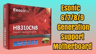 Esonic Mother board 6789 Generation Support Chinea Cheap Motherboard [upl. by Pizor]