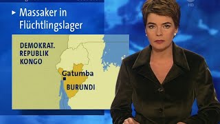 Tagesschau vor 20 Jahren 14082004  Susanne Daubner [upl. by Ysteb]