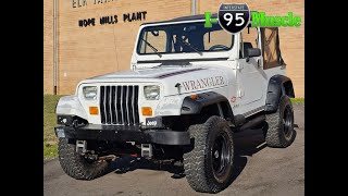 1989 Jeep Wrangler V8 Swap at I95 Muscle [upl. by Crow]