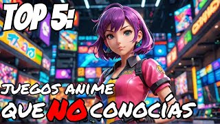 Juegos de ANIME que DEBES CONOCER [upl. by Otsedom509]