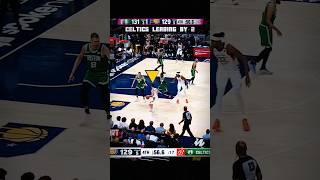 PART 1  Tingus Pingus Foul in Clutch 🥸 Celtics vs Pacers Ending nba shorts [upl. by Brendin289]