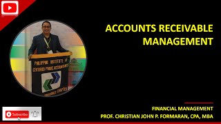 FM101Accounts Receivable Management Ref Cabrera [upl. by Yrruc]