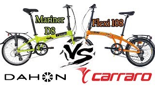 Dahon Mariner D8  Carraro Flexi 108 Katlanır Bisiklet Karşılaştırması [upl. by Assirrac578]