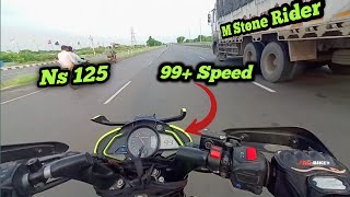 😍Ns 125 ki Highway Par Top Speed🔥 Chek  Ns 125 Full Modified [upl. by Deirdre]