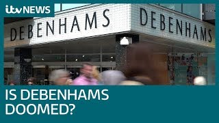 Debenhams store closures put 1200 jobs under threat  ITV News [upl. by Iew697]