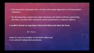 Lecture 98 Software Project Estimation in Software Engineering [upl. by Roselin]