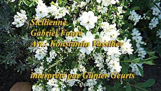 Sicilienne Gabriel Fauré  Arr Konstantin Vassiliev [upl. by Pinzler751]