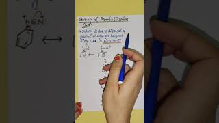 Resonating structure and stability of Aromatic diazonium salt  class 12thchemistry shorts Neet [upl. by Assertal]