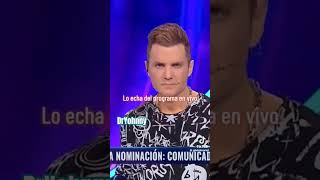 Santiago Del Moro es DESPEDIDO EN VIVO Gran hermano argentina [upl. by Gemina]