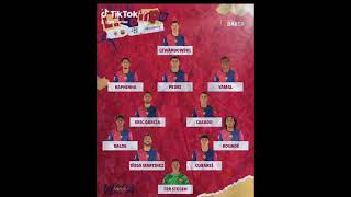 La Compo du Barça fcbarcelona [upl. by Ahidam853]