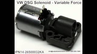 VW DSG 02E Solenoid Variable Force [upl. by Zephaniah]