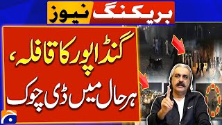 PTI Protest Islamabad Latest Update  Gandapur Convoy D Chowk   Breaking News [upl. by Jangro175]